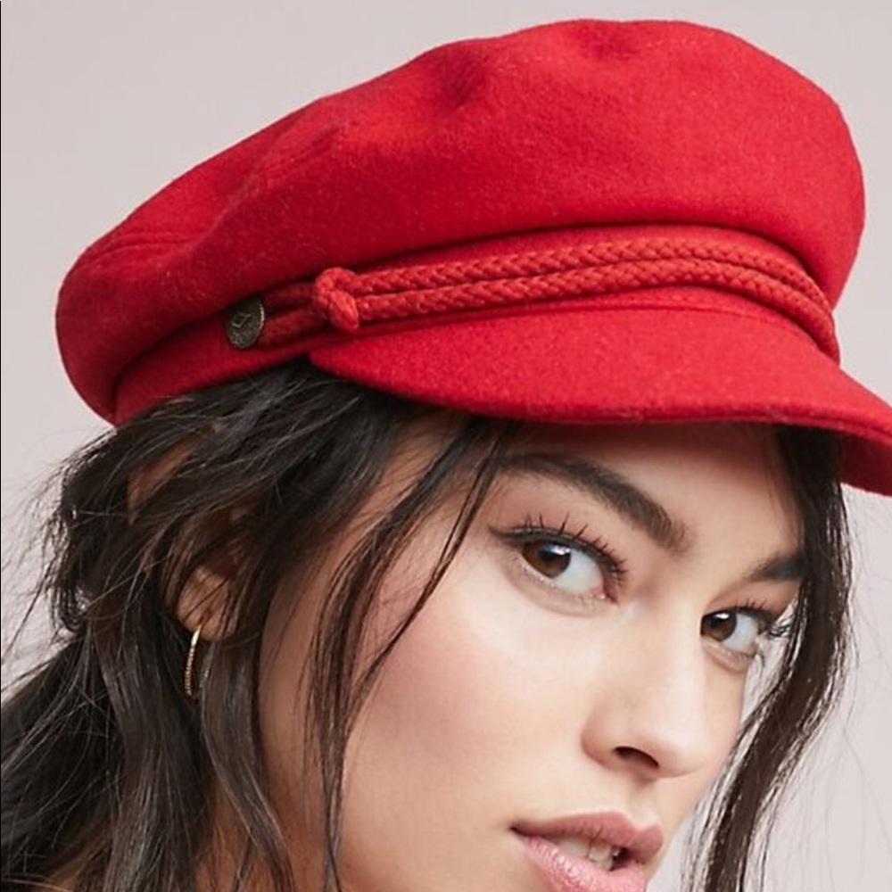 SMALL Brixton Red Ashland Cap